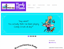 Tablet Screenshot of nerdymoms.com